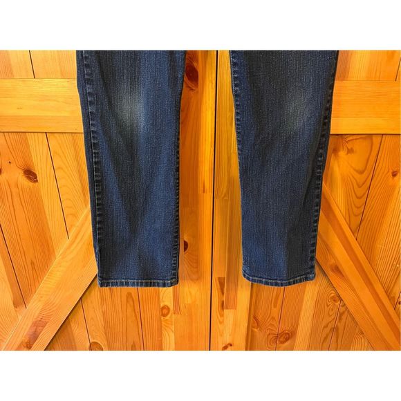 Bandolino Jeans Women's Caroline Slim Straight Stretch Denim Blue Sz 14 (1824) - Picture 2 of 7